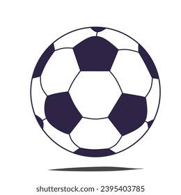 Soccer ball icon. Soccer ball isolated on white background. Logo Vector Illustration. Football sport symbol, Soccer championship goal Championship Sticker label label world football 2020