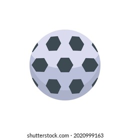 Soccer ball icon. Isometric of soccer ball vector icon for web design isolated on white background