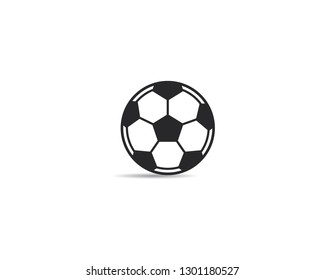 Soccer ball icon. Logo vector illustration design