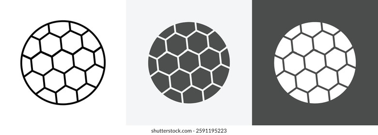 Soccer Ball icon set vector art