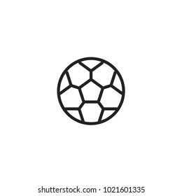 soccer ball icon. sign design