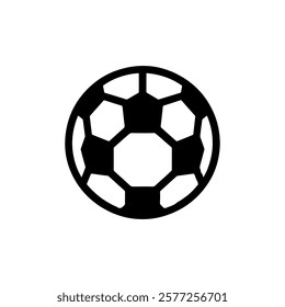 soccer ball icon silhouette icon vector design.