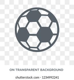 Soccer ball icon. Trendy flat vector Soccer ball icon on transparent background from sport collection. 