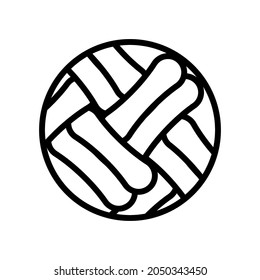 Soccer ball icon in trendy vector design illustration