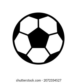 Soccer ball icon in trendy vector design
