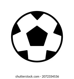 Soccer ball icon in trendy vector design