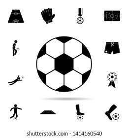 soccer ball icon. Universal set of football for website design and development, app development