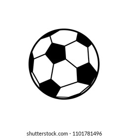 Soccer Vector Illustration Ball Isolated On Stock Vector (Royalty Free ...