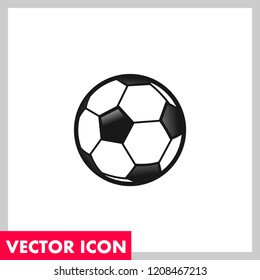 Soccer ball icon vector