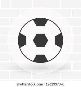 soccer ball  icon vector