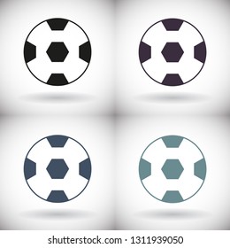 soccer ball  icon vector