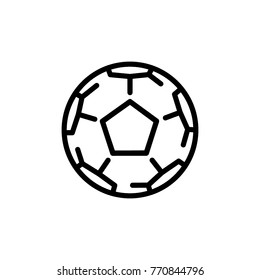 soccer ball icon vector