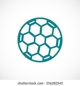 soccer ball icon, vector best flat icon, EPS