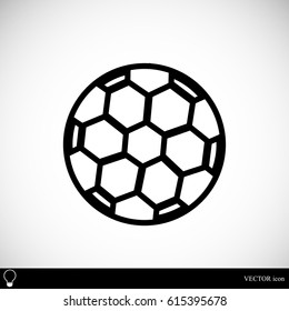 soccer ball icon, vector best flat icon, EPS