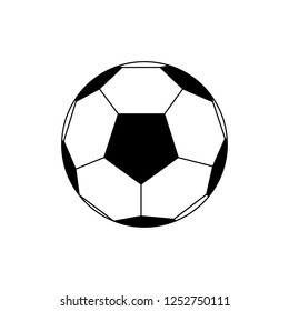 Soccer ball icon vector design
