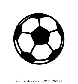 plantilla de diseño vectorial de icono de bola de fútbol