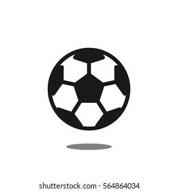Fußballballsymbol, Vektorpfeile
