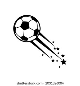 Soccer Ball Icon Vector. Football Kick Illustration Sign. Goal Symbol Or Logo.