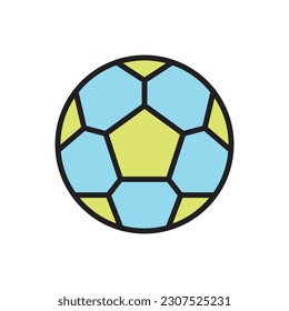 Soccer Ball Icon Vector Illustration