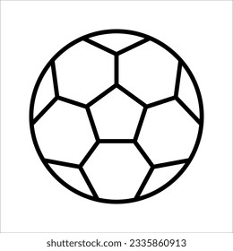 Soccer ball icon. vector illustration on white background