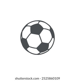 Icono de balón de fútbol. Diseño de Ilustración vectorial.