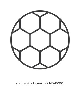 
ícone de bola de futebol ilustração vetorial