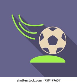 Soccer ball icon. Soccer ball Vector isolated on background. Flat vector illustration in EPS 10