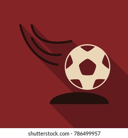 Soccer ball icon. Soccer ball Vector isolated on background. Flat vector illustration in EPS 10
