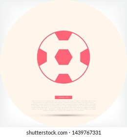 soccer ball icon vector . Lorem Ipsum Illustration design