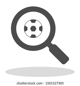 soccer ball icon vector . Lorem Ipsum Illustration design