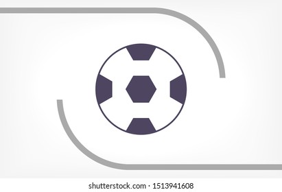 soccer ball icon vector . Lorem Ipsum Illustration design