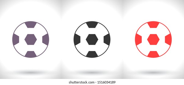 soccer ball icon vector . Lorem Ipsum Illustration design