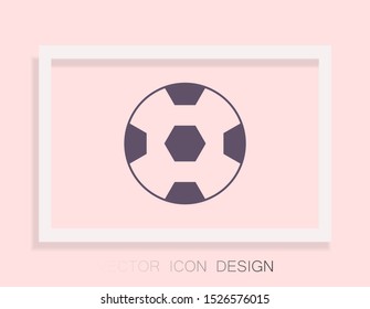 soccer ball icon vector . Lorem Ipsum Illustration design