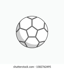 
Soccer Ball Icon - Vector, Sign and Symbol for Design, Presentation, Website or Apps Elements.