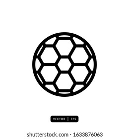 Soccer Ball Icon Vector - Sign or Symbol
