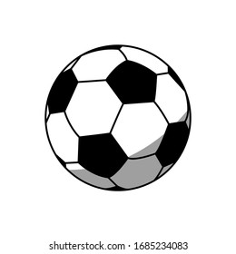Soccer ball icon vector sign and symbols
