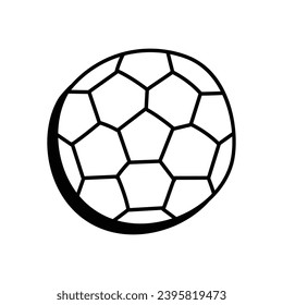 Soccer Ball icon vector stock illustration