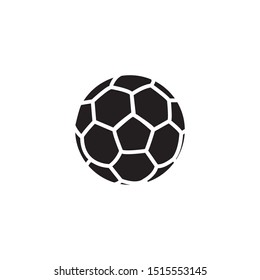 soccer ball icon vector symbol template