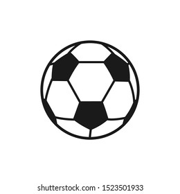 Soccer ball icon vector symbol illustration EPS 12