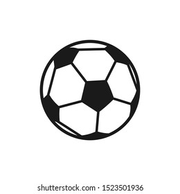 Soccer ball icon vector symbol illustration EPS 12