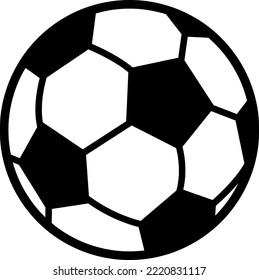 soccer ball icon vector symbol template on white background..eps