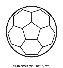 soccer ball icon vector template