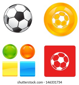 Soccer ball icons