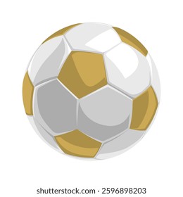 Soccer ball icons. Symbol or emblem. Vector illustration.