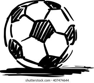 Soccer ball illustration