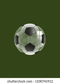 Soccer ball isolated