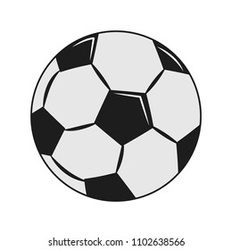 Soccer ball isolated