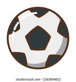 soccer ball isolated icon