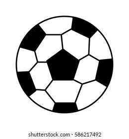 soccer ball isolated icon