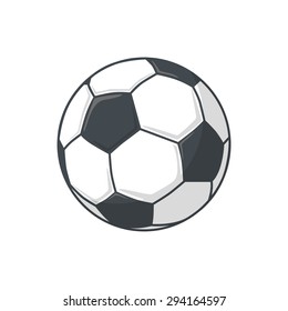 Soccer ball. Isolated icon pictogram. 